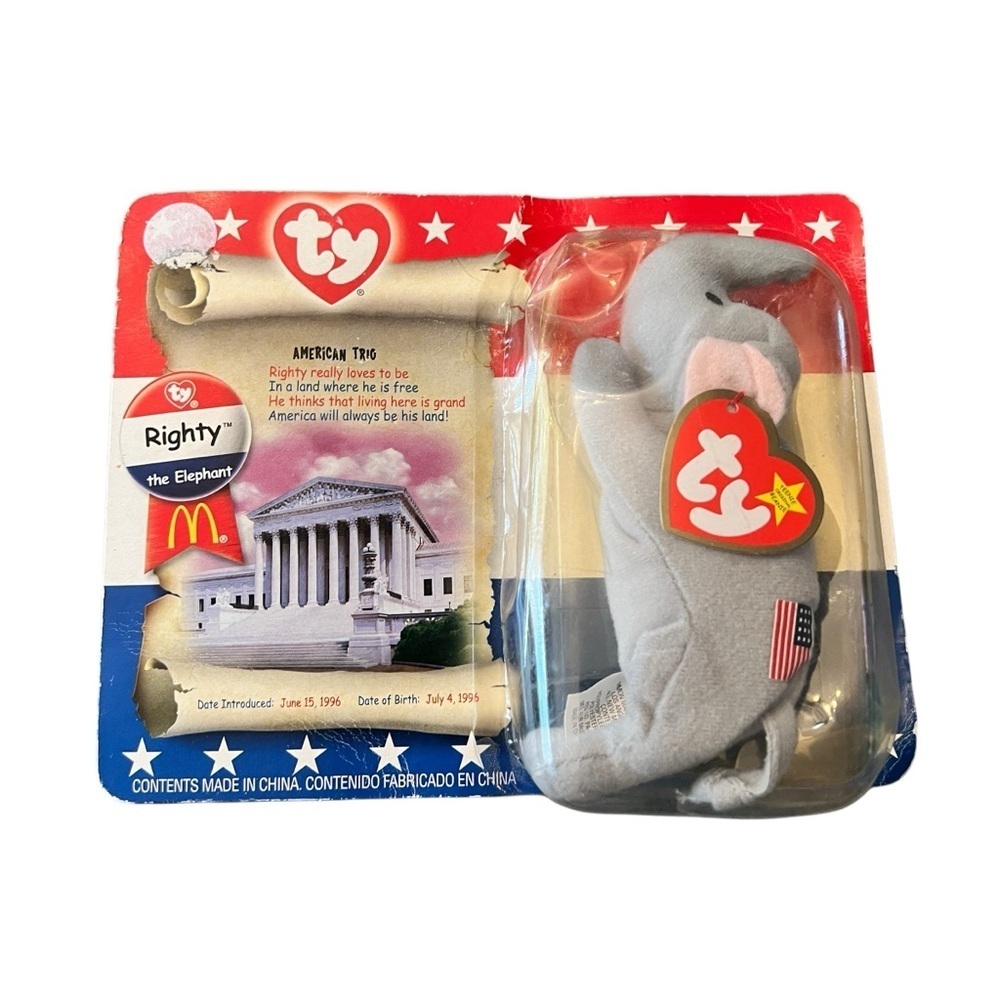 Vintage Ty Righty Elephant